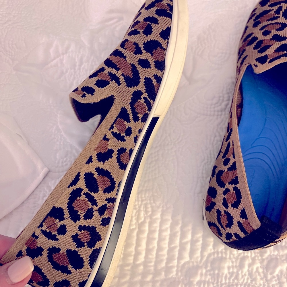 Me Too leopard slide on sneakers